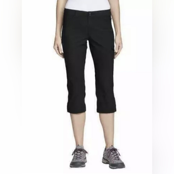 Eddie Bauer Women's Green Rainier Capri Pants Size 10 - Picture 8 of 8